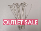 22ga Silver Tone 2in Head Pin (Outlet Sale)