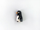 14x8mm Small Penguin Ceramic Bead, 1 Count