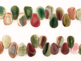 36 Count Varied Size Multicolor Imperial Jasper Polished Slices (Closeout)