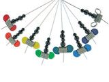 Red Bead Stoppers - 4 Pack