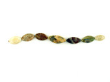 7 Count Graduated Multicolor Polished Thunder Egg Agate Ellipse