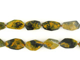 Black & yellow Agate Simple Cut Nuggets