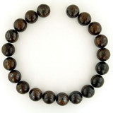 20mm Bronzite Polished Rounds, 20 Count