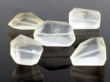 Apx 16 Count Clear Quartz Matte Simple Cut Nuggets