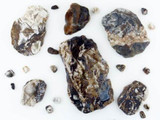 Brioche Agate Polished Slabs & Chips, Approx. 67 Count (Closeout)