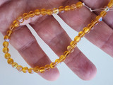 5mm Topaz Czech Glass Melon Beads, 43 Count (Closeout)
