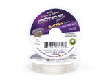 Extreme Flex Beading Wire 10ft 925 Sterling Silver Color .014 Fine Diameter  (Closeout)