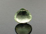 Large Green Amethyst Faceted Pear, 1 Count