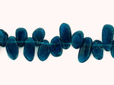 Blue Apatite Varied Size Smooth Polished Slices, 72 Count