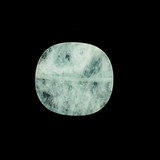 29x31mm Blue Aquamarine Polished Flat Discs, 1 Count