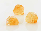 20x18mm Citrine Simple Cut Nuggets, 3 Count