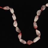 17 x 26mm Fire Quartz Simple Cut Nuggets 15 Count