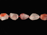 17 x 26mm Fire Quartz Simple Cut Nuggets 15 Count