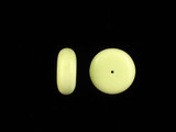 22mm Lemon Chrysoprase Polished Rondelles, 2 Count