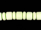 31 Count 22mm Lemon Chrysoprase Matte Finish Barrel/Rondelle