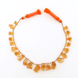 21 Count Graduated Citrine Faceted Fancy Shape