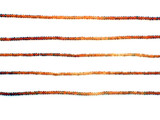2.5mm Multicolor Citrine Faceted Rondelles, 290 Count