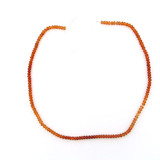 3mm Citrine Faceted Rondelles, 180 Count
