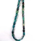 12x8mm Chrysocolla Polished Rectangles, 33 Count