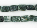 29 Count 14mm Seraphinite Rectangle Gemstones