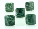 28 Count 14mm Seraphinite Square Gemstones
