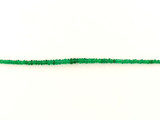 Graduated Green Emerald Rondelles, 80 Count (Closeout)
