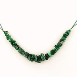 Varied Size Green Emerald Rough Chips, 22 Count (Closeout)