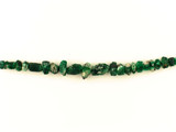 Varied Size Green Emerald Rough Chips, 22 Count (Closeout)