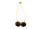 2 Count 7mm Red Garnet Faceted Pears