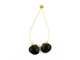 2 Count 8mm Red Garnet Faceted Pears
