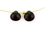 2 Count 8mm Red Garnet Faceted Pears