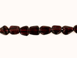 Varied Size Red Garnet Smooth Polished Nuggets, 46 Count