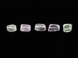 5 Count Varied Size Multicolor Kunzite Faceted Nuggets