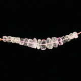 17 Count Graduated Multicolor Kunzite Smooth Pebbles