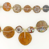 Brown Recycled Glass & Serpentine Set, 60 Count (Closeout)