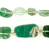 Green Recycled Glass & Stone, 1 of a Kind, 41 Count (Closeout)