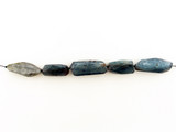 Varied Sizes Blue Kyanite Simple Cut Nuggets, 5 Count