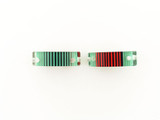 Luigi Cattelan's Green-Orange Italian Glass Focal Bead (Closeout)