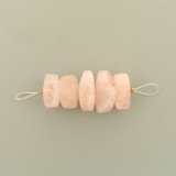 5 Count Varied Sizes Pink Morganite Chunks