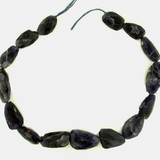 15 Count Iolite Graduated Faceted Nuggets 1 Of A Kind (Closeout)