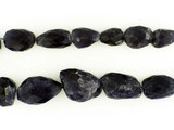21 Count Iolite Graduated Faceted Nuggets 1 Of A Kind (Closeout)