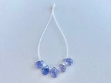 5x6mm Tanzanite Long Faceted Pears, 5 Count