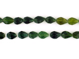 40 Count Varied Size Multi Color Tourmaline Faceted Teardrop