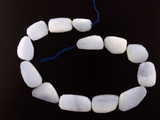 Assorted Size Blue Chalcedony Faceted Nuggets. 13 Count (Closeout)