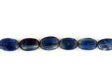 Blue Kyanite Graduated Polished Ovals, Approx 53 Count
