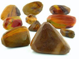 Moukaite Slice Gemstones, Approx 22 Count