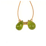 2 Count 9x5mm Peridot  Briolettes