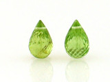 2 Count 9x5mm Peridot  Briolettes