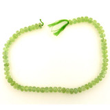 65 Count 9mm Prehnite Faceted Rondelles 1 Of A Kind