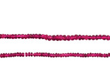 Graduated Pink Tourmaline Faceted Rondelles, 200 Count